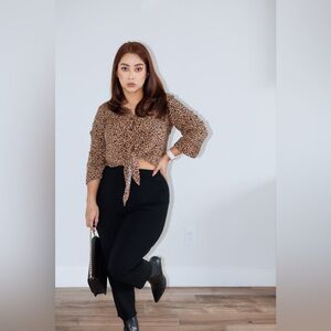 H&M animal print Top